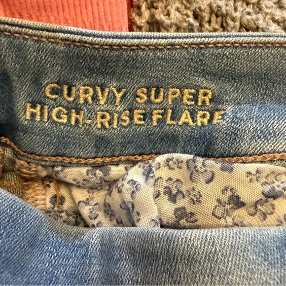 American Eagle Outfitters Next Level HighWaisted Flare Jean Women’s Size 6 XLong - Picture 13 of 16